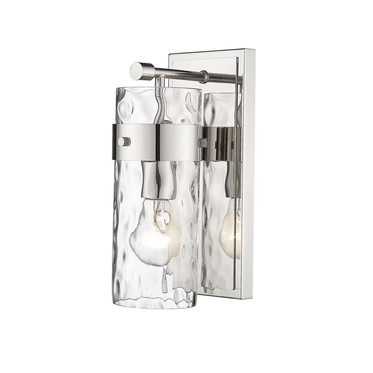 Z-Lite - 3035-1V-PN - One Light Wall Sconce - Fontaine - Polished Nickel