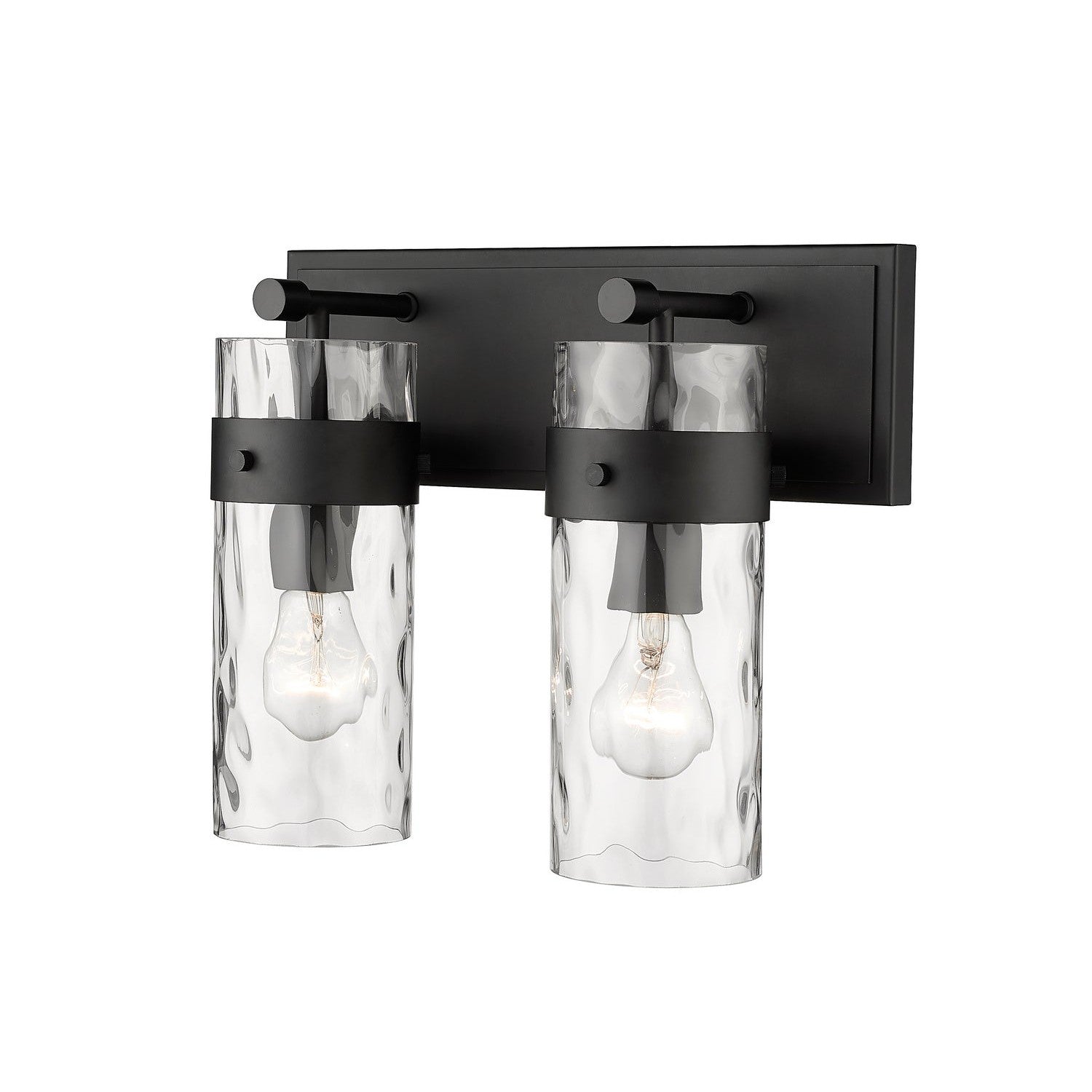 Z-Lite - 3035-2V-MB - Two Light Vanity - Fontaine - Matte Black