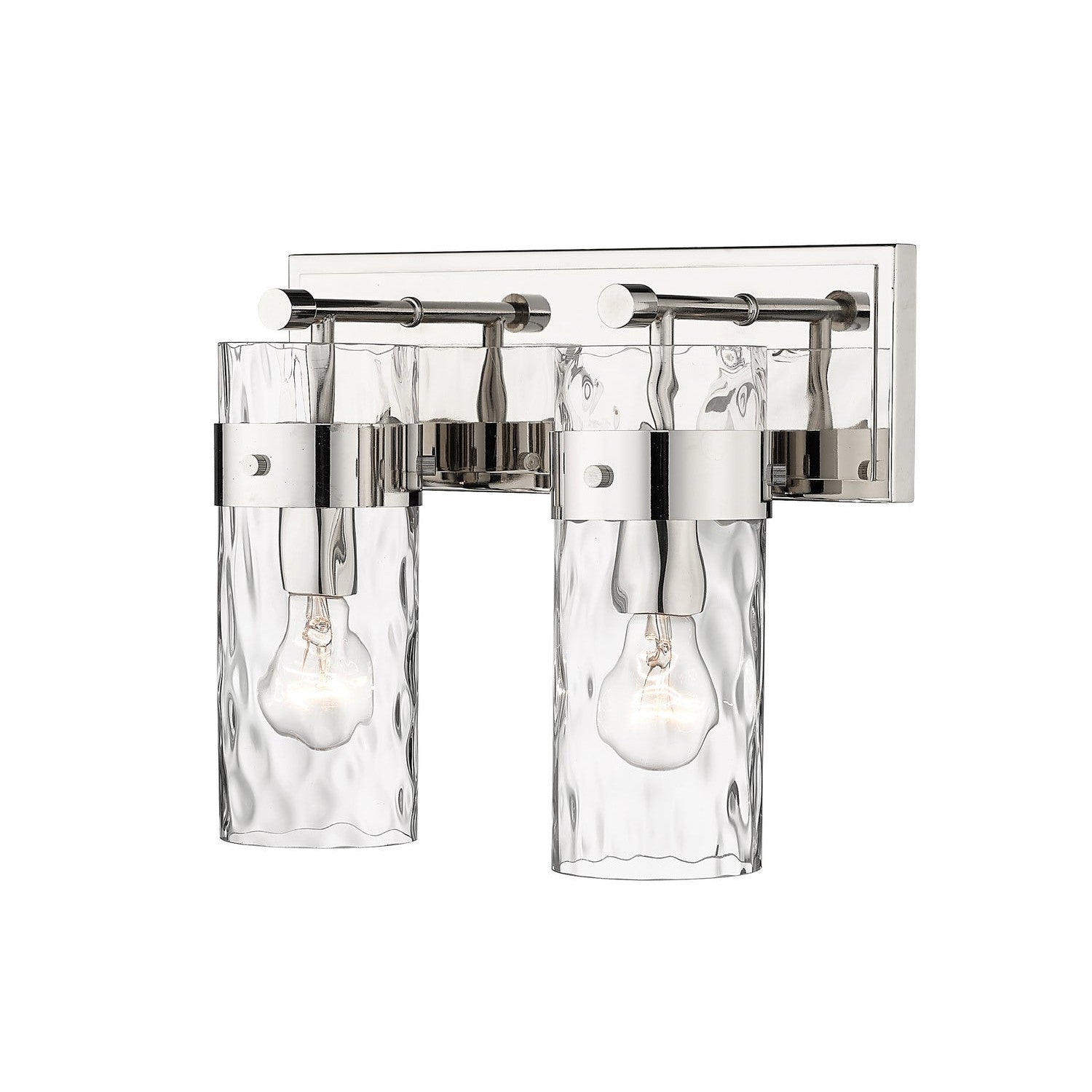 Z-Lite - 3035-2V-PN - Two Light Vanity - Fontaine - Polished Nickel
