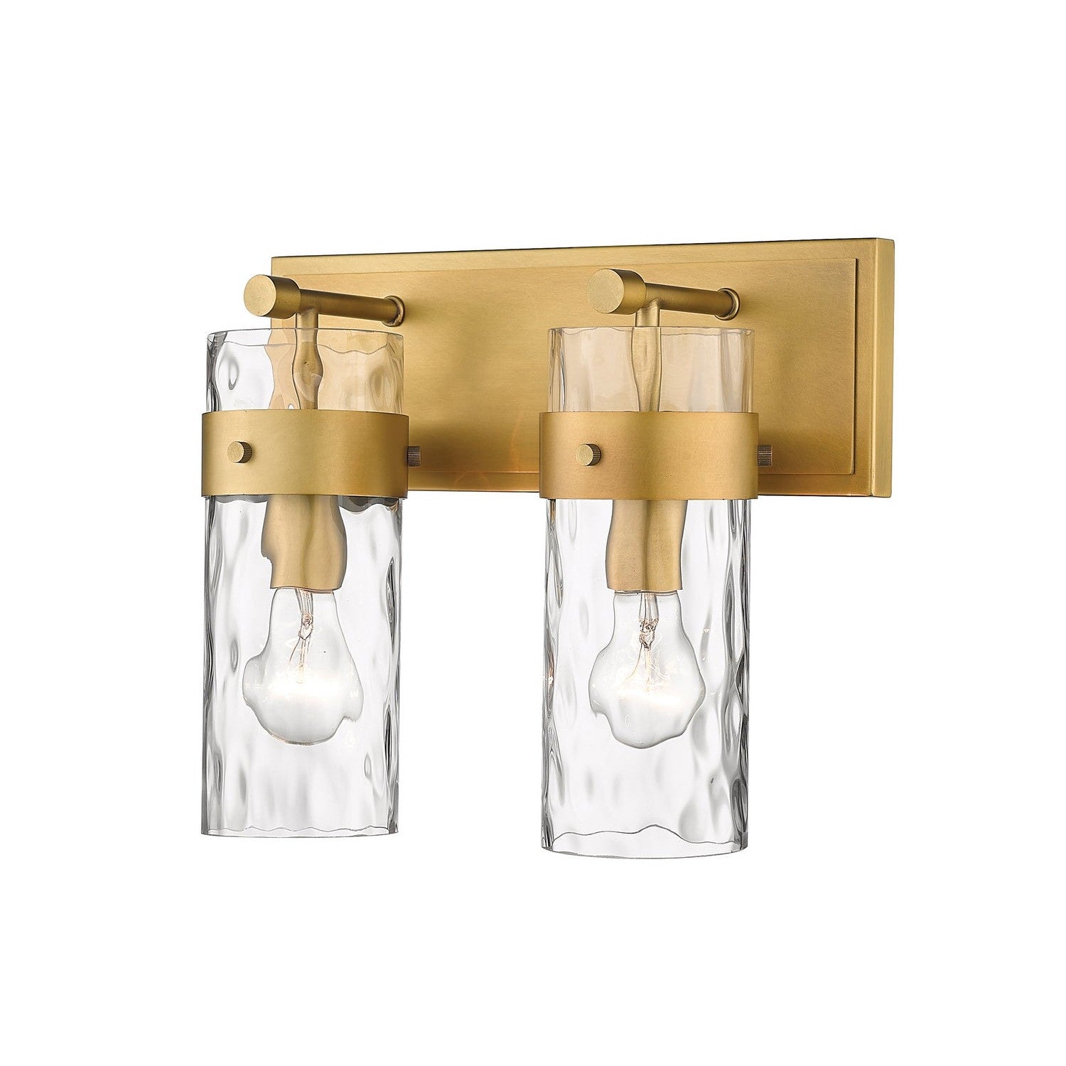 Z-Lite - 3035-2V-RB - Two Light Vanity - Fontaine - Rubbed Brass