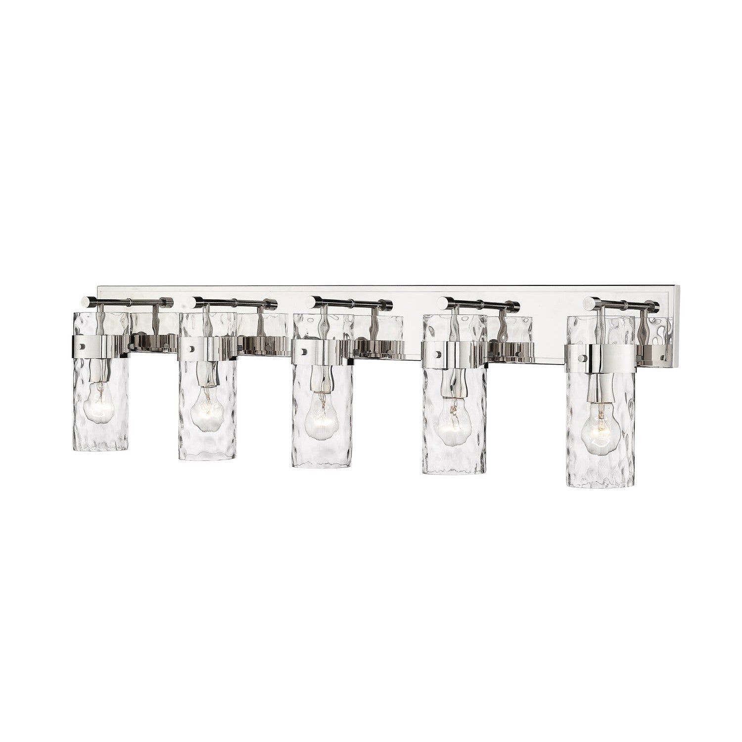 Z-Lite - 3035-5V-PN - Five Light Vanity - Fontaine - Polished Nickel