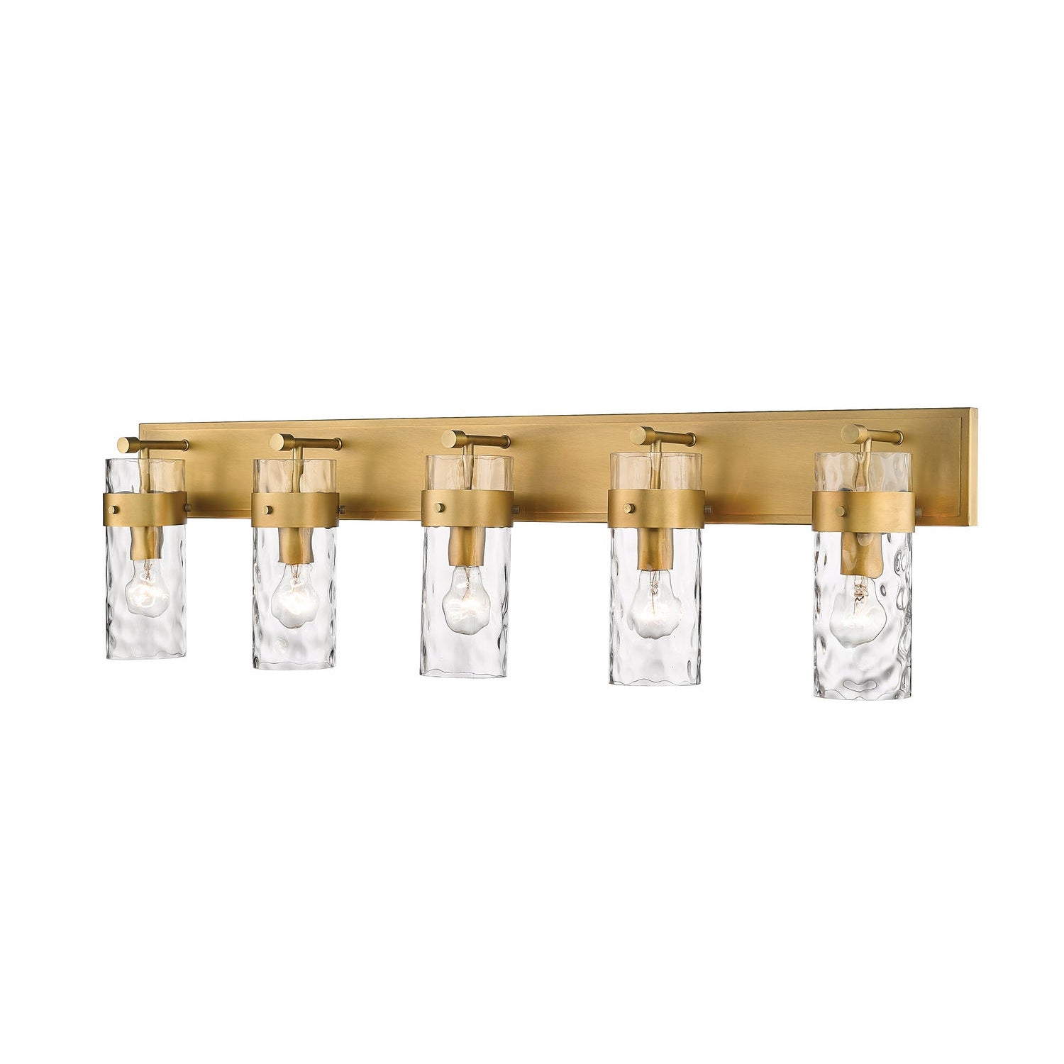 Z-Lite - 3035-5V-RB - Five Light Vanity - Fontaine - Rubbed Brass