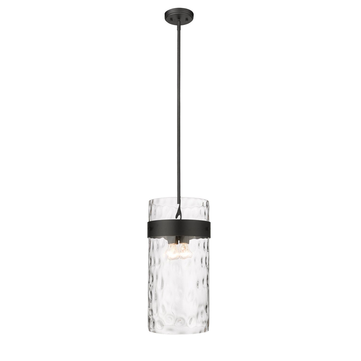 Z-Lite - 3035P12-MB - Four Light Pendant - Fontaine - Matte Black