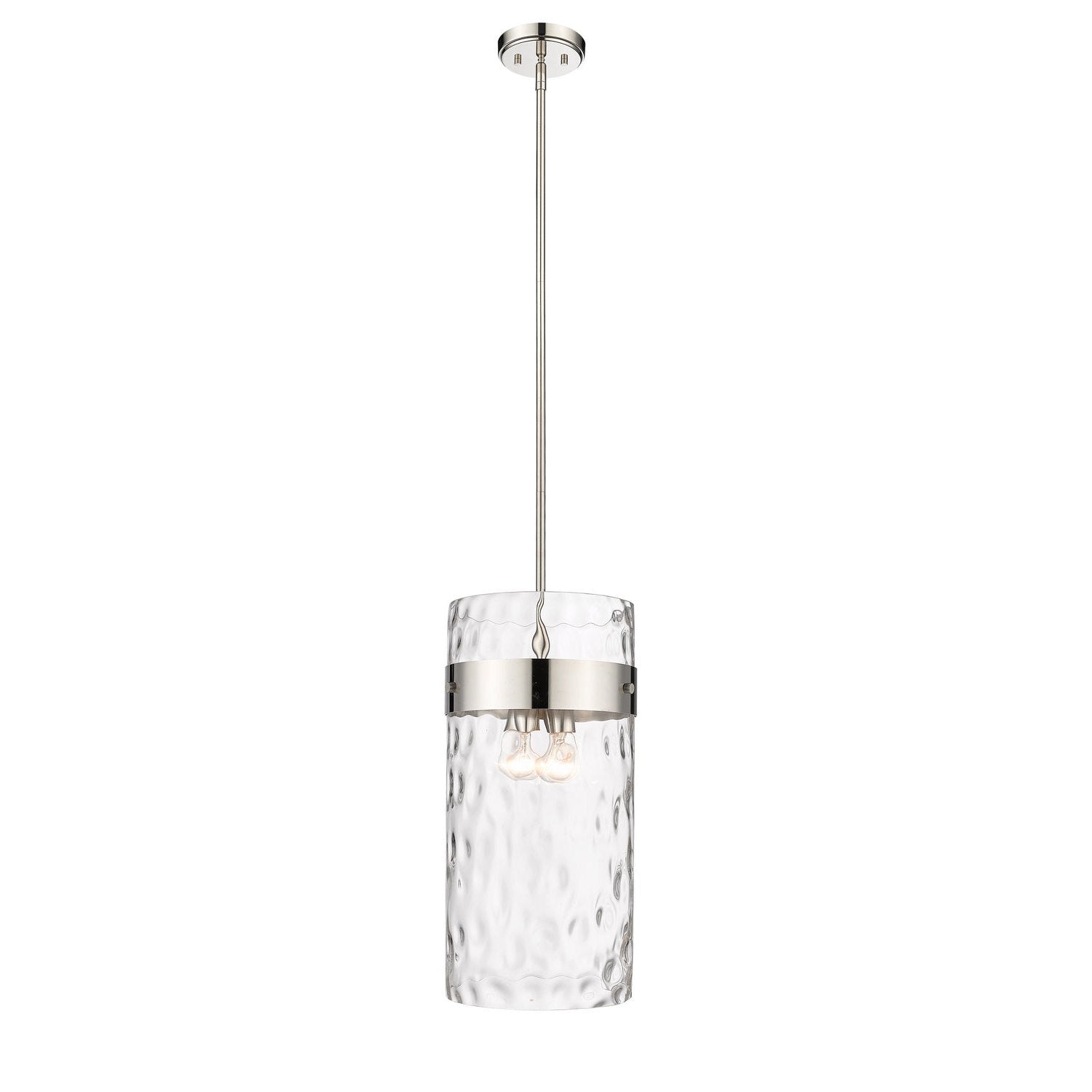 Z-Lite - 3035P12-PN - Four Light Pendant - Fontaine - Polished Nickel