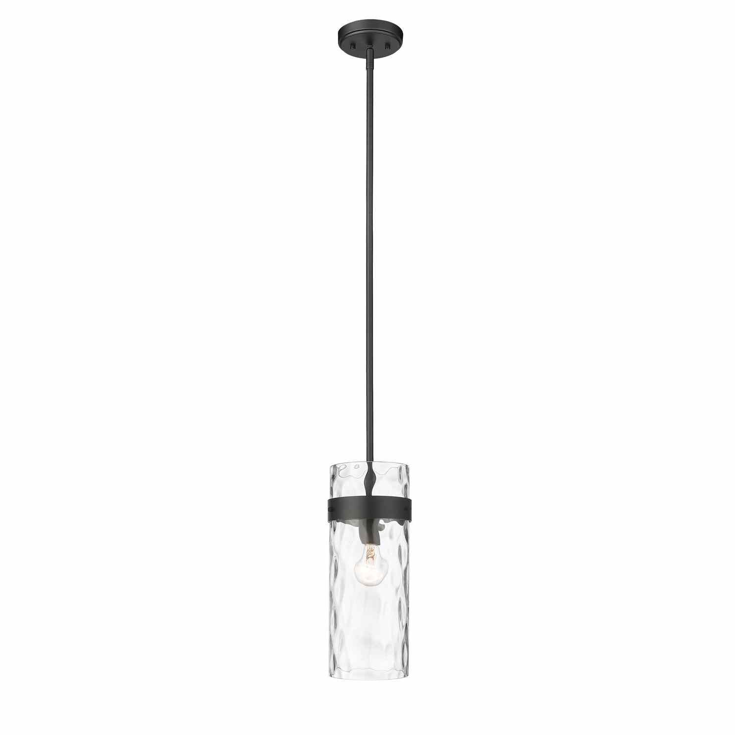 Z-Lite - 3035P6-MB - One Light Pendant - Fontaine - Matte Black