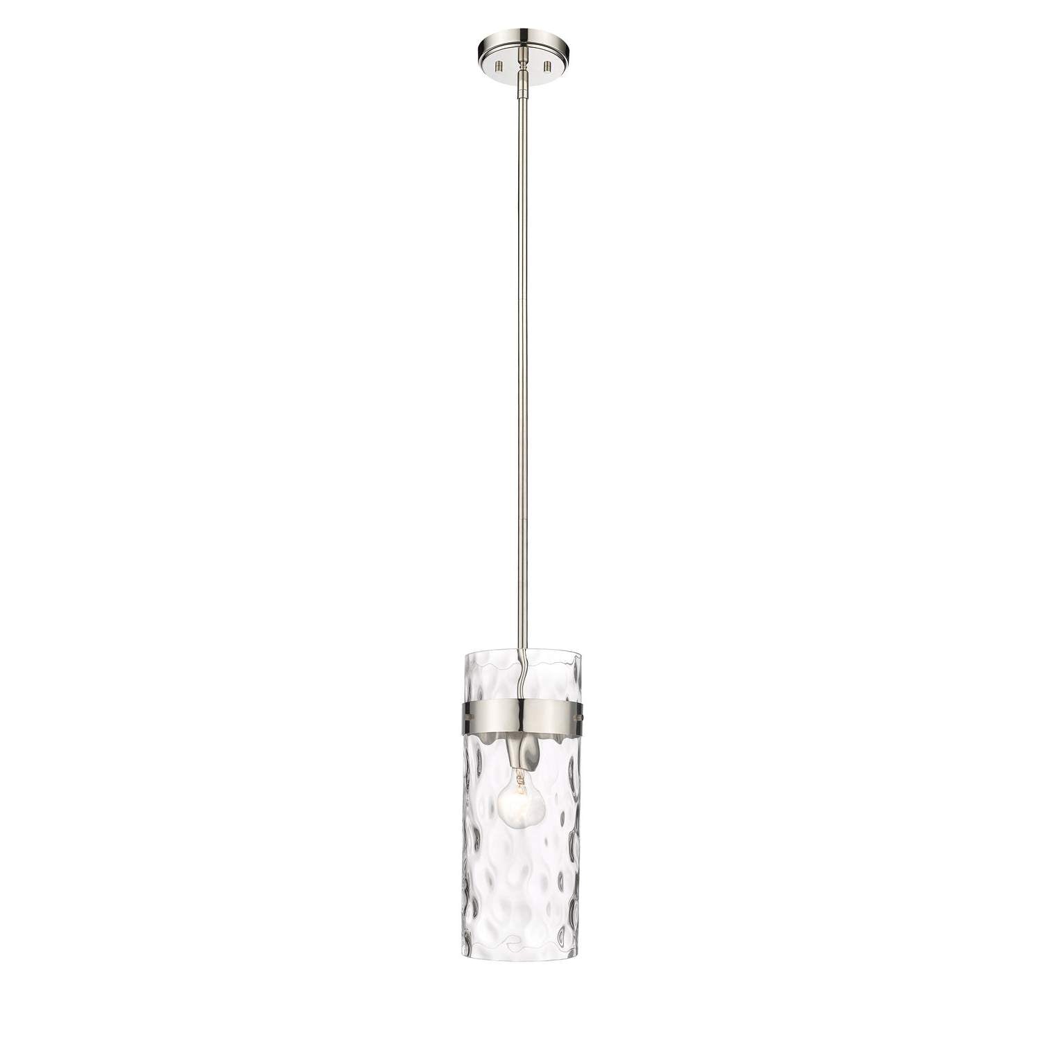 Z-Lite - 3035P6-PN - One Light Pendant - Fontaine - Polished Nickel