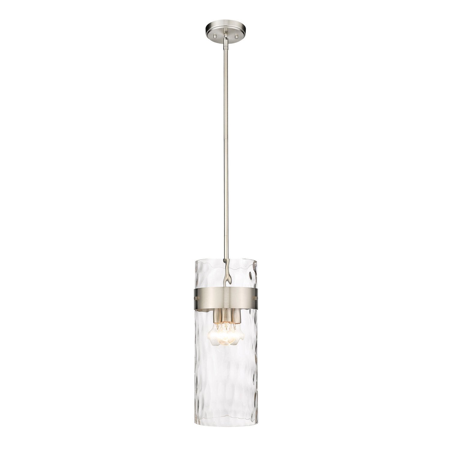 Z-Lite - 3035P9-BN - Three Light Pendant - Fontaine - Brushed Nickel