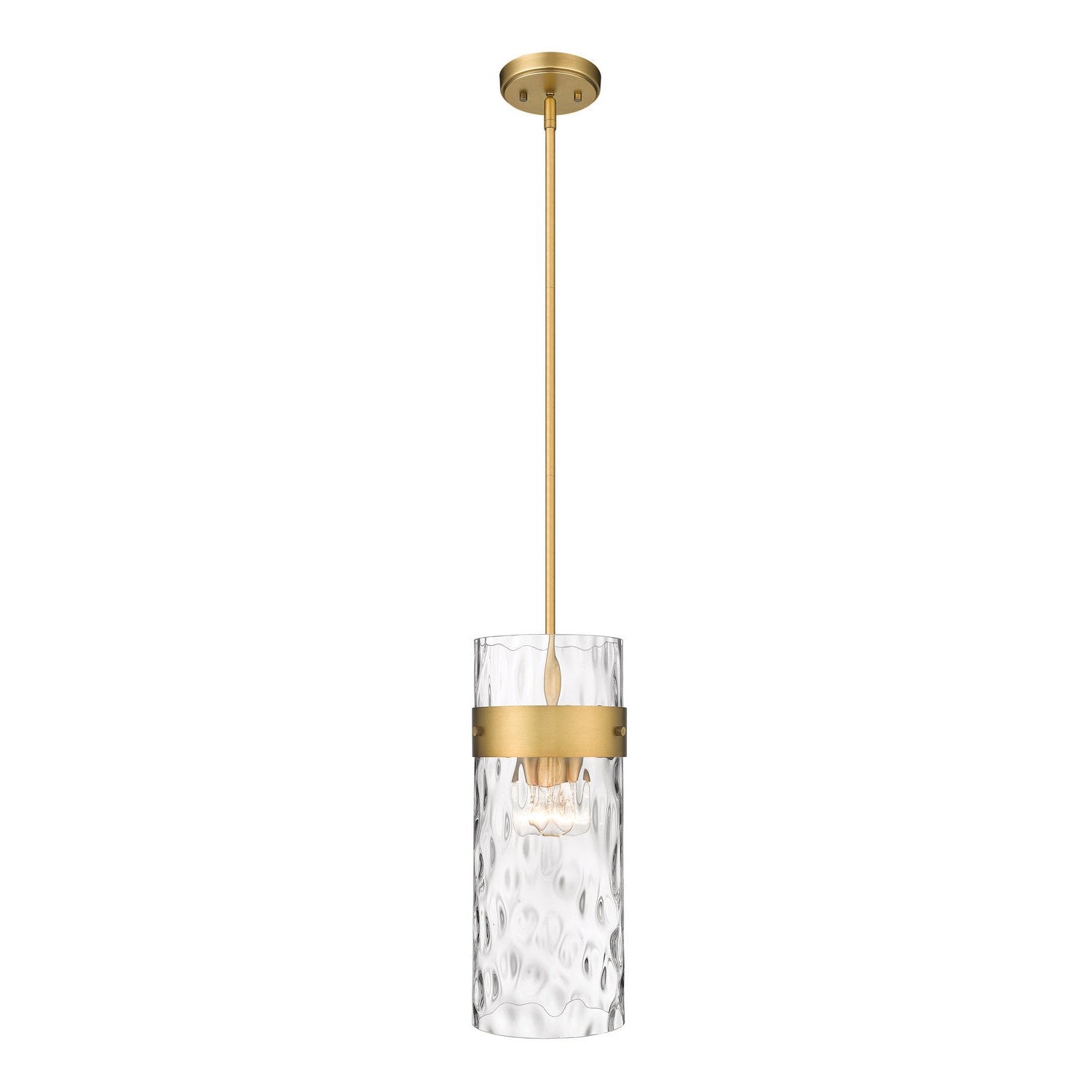 Z-Lite - 3035P9-RB - Three Light Pendant - Fontaine - Rubbed Brass