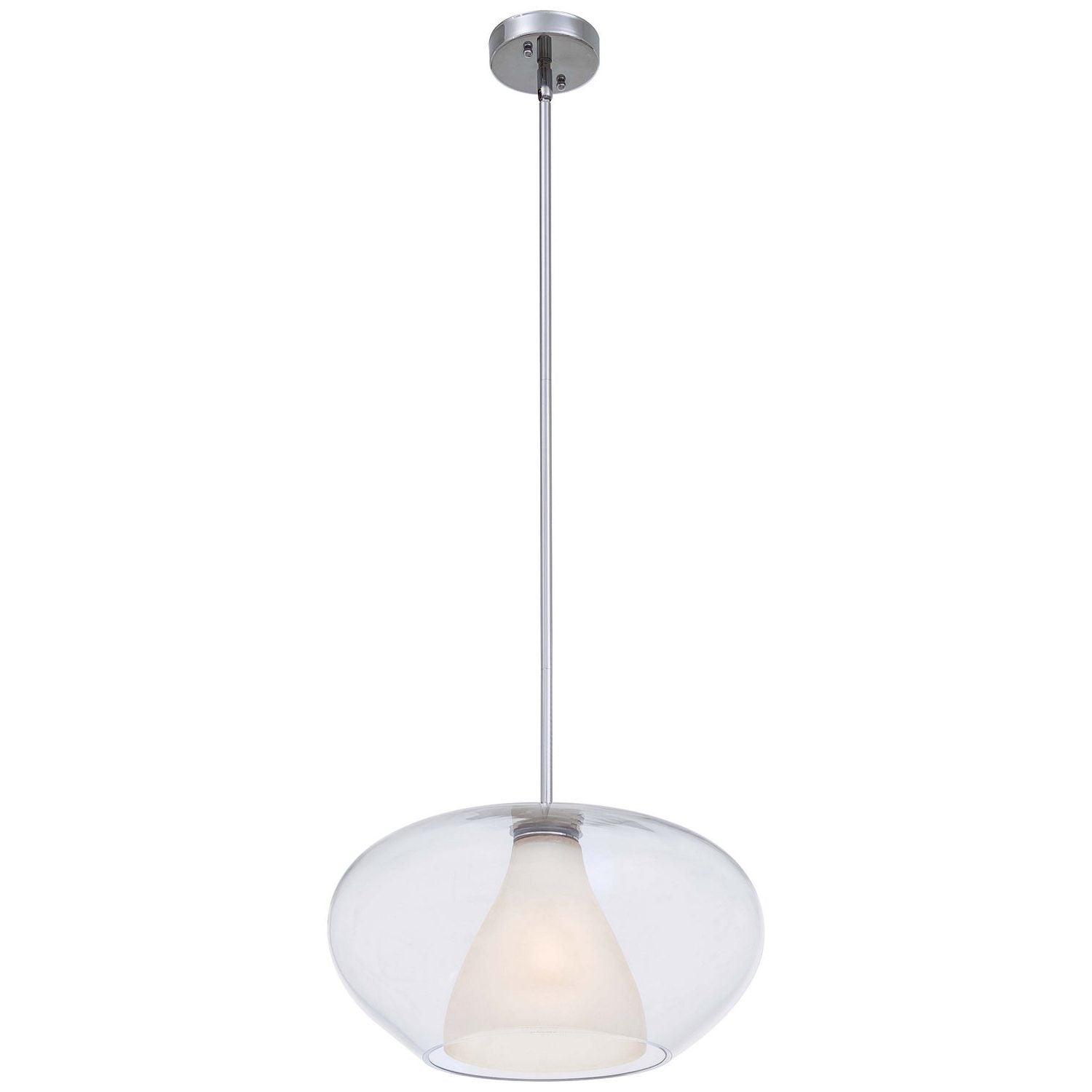 George Kovacs - P3836-077 - One Light Pendant - Soft - Chrome