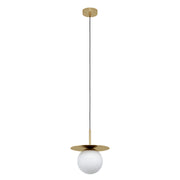 Eglo USA - 39952A - One Light Mini Pendant - Arenales - Brushed Brass