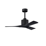 Matthews Fan Company - NK-BK-BK-42 - 42"Ceiling Fan - Nan - Matte Black