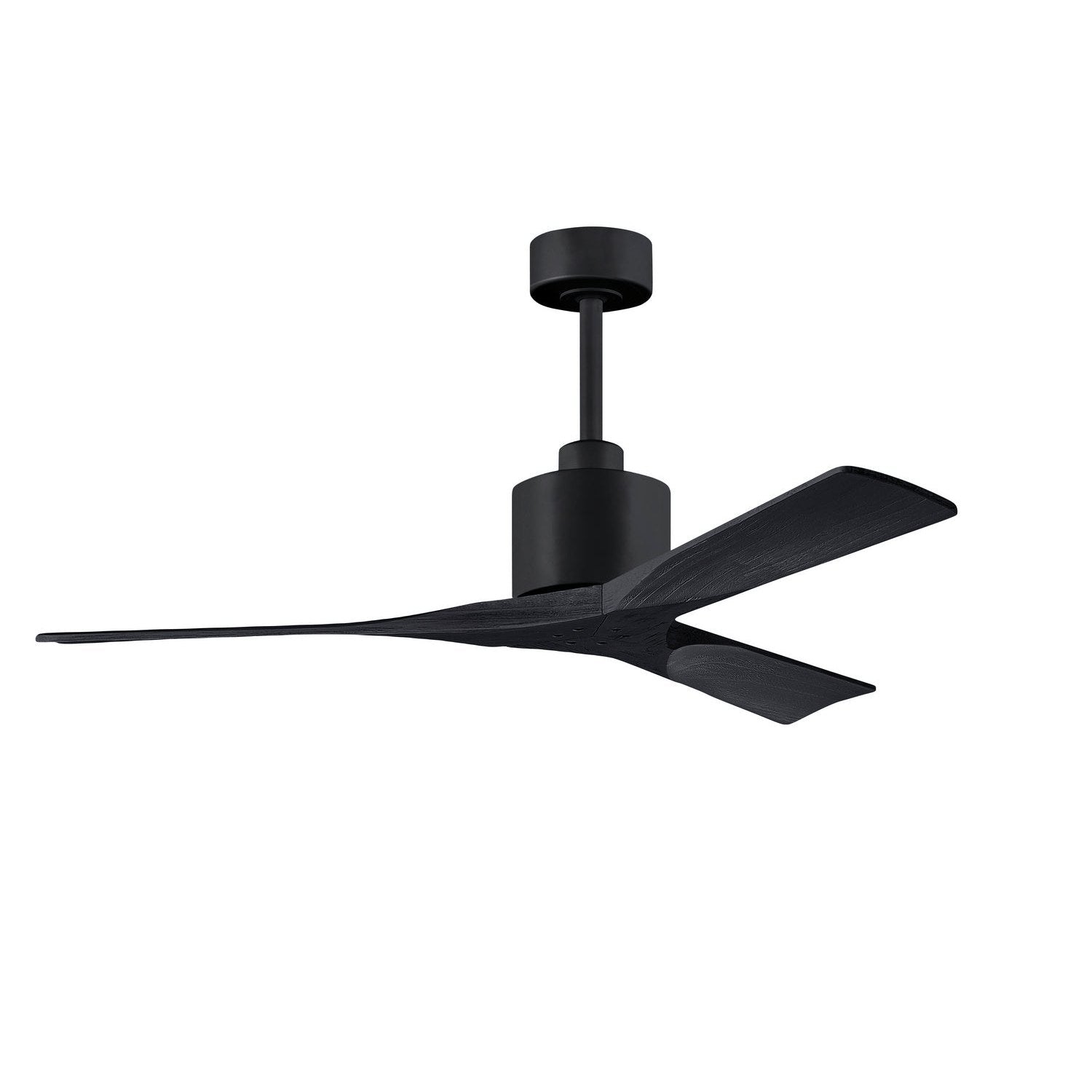 Matthews Fan Company - NK-BK-BK-52 - 52"Ceiling Fan - Nan - Matte Black