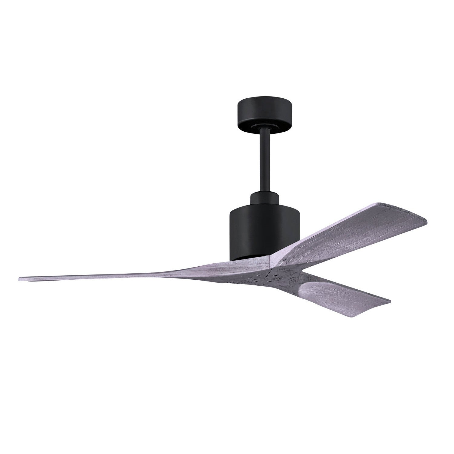 Matthews Fan Company - NK-BK-BW-52 - 52"Ceiling Fan - Nan - Matte Black