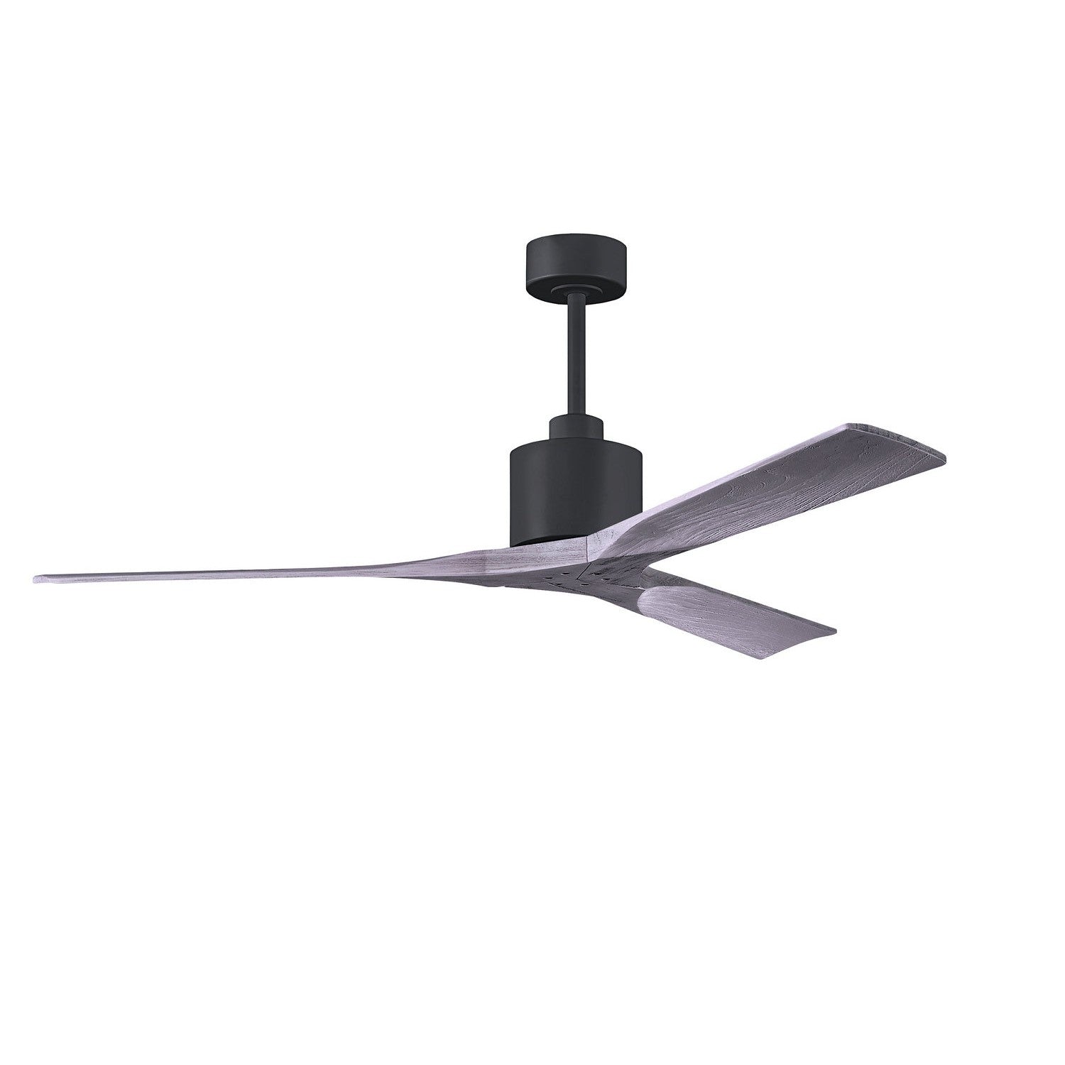 Matthews Fan Company - NK-BK-BW-60 - 60"Ceiling Fan - Nan - Matte Black