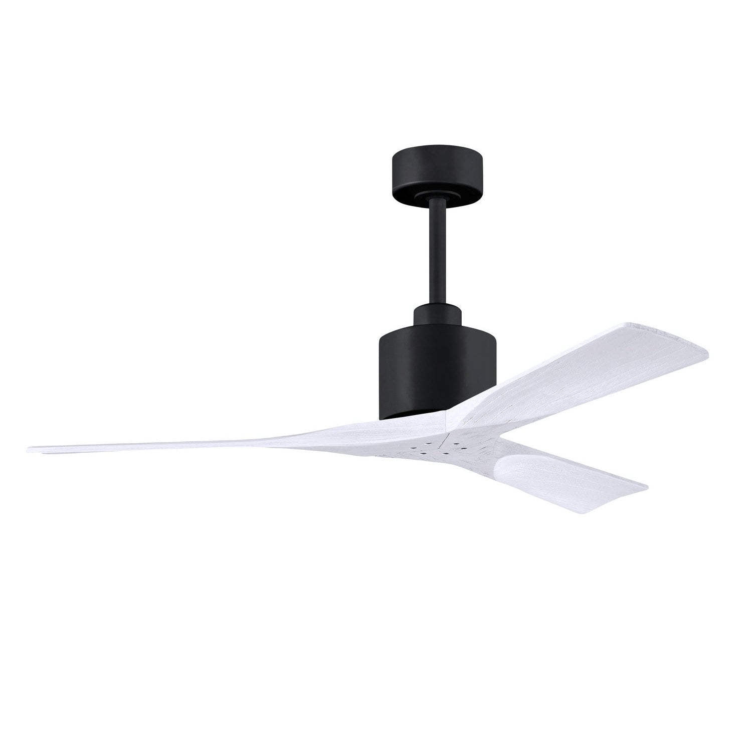 Matthews Fan Company - NK-BK-MWH-52 - 52"Ceiling Fan - Nan - Matte Black