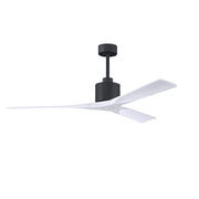 Matthews Fan Company - NK-BK-MWH-60 - 60"Ceiling Fan - Nan - Matte Black