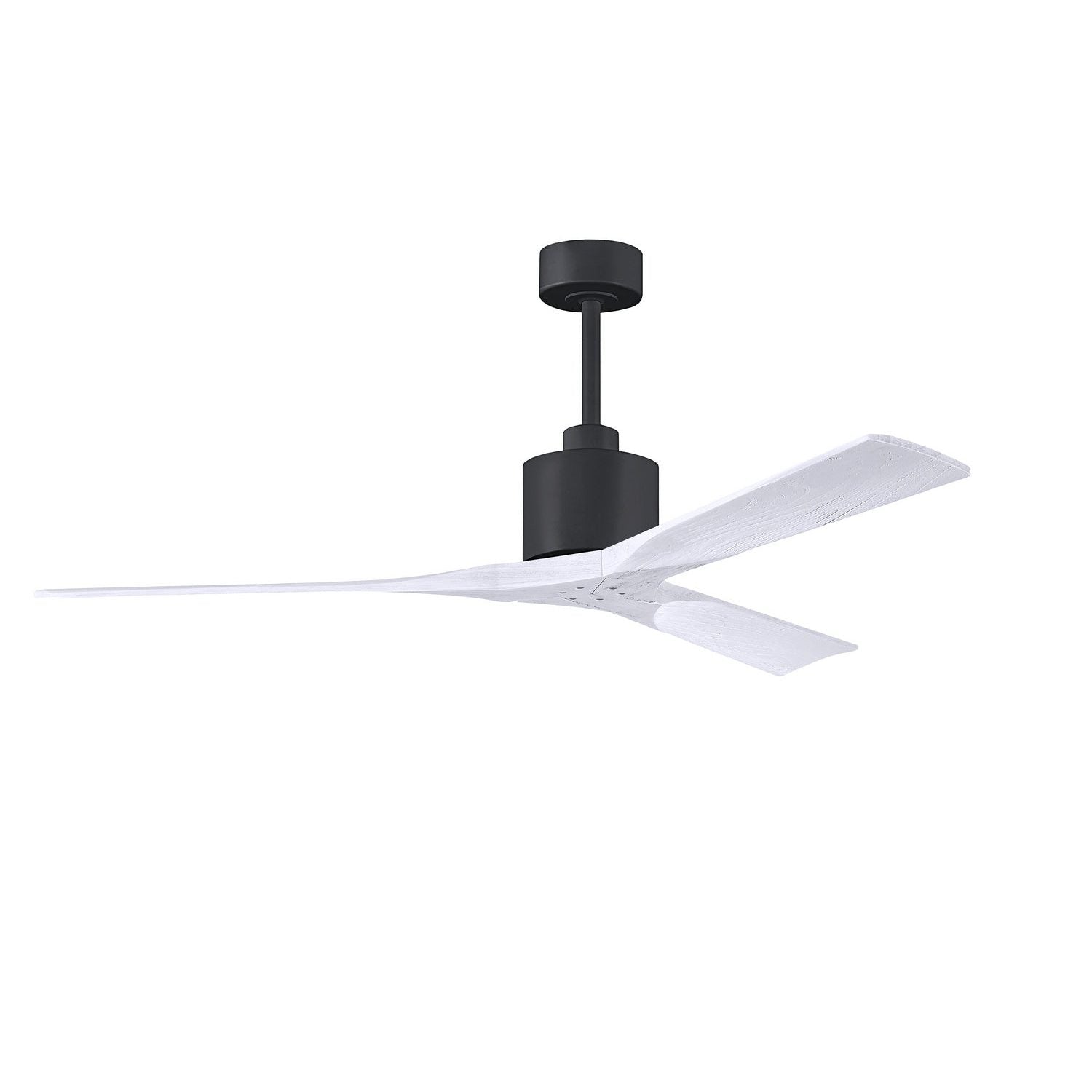 Matthews Fan Company - NK-BK-MWH-60 - 60"Ceiling Fan - Nan - Matte Black
