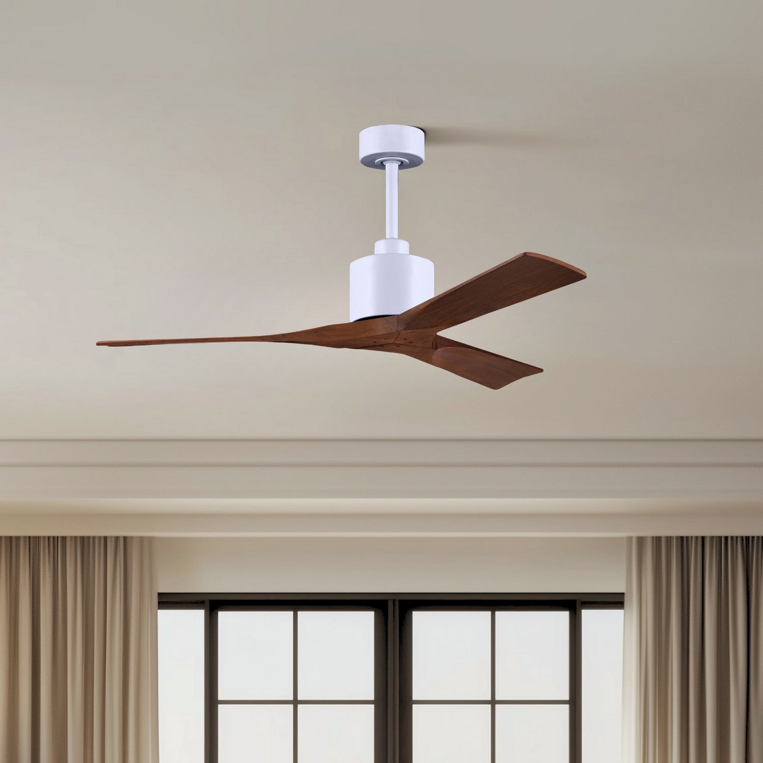 Matthews Fan Company - NK-MWH-WA-52 - 52"Ceiling Fan - Nan - Matte White