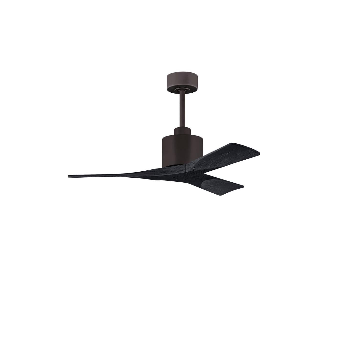 Matthews Fan Company - NK-TB-BK-42 - 42"Ceiling Fan - Nan - Textured Bronze
