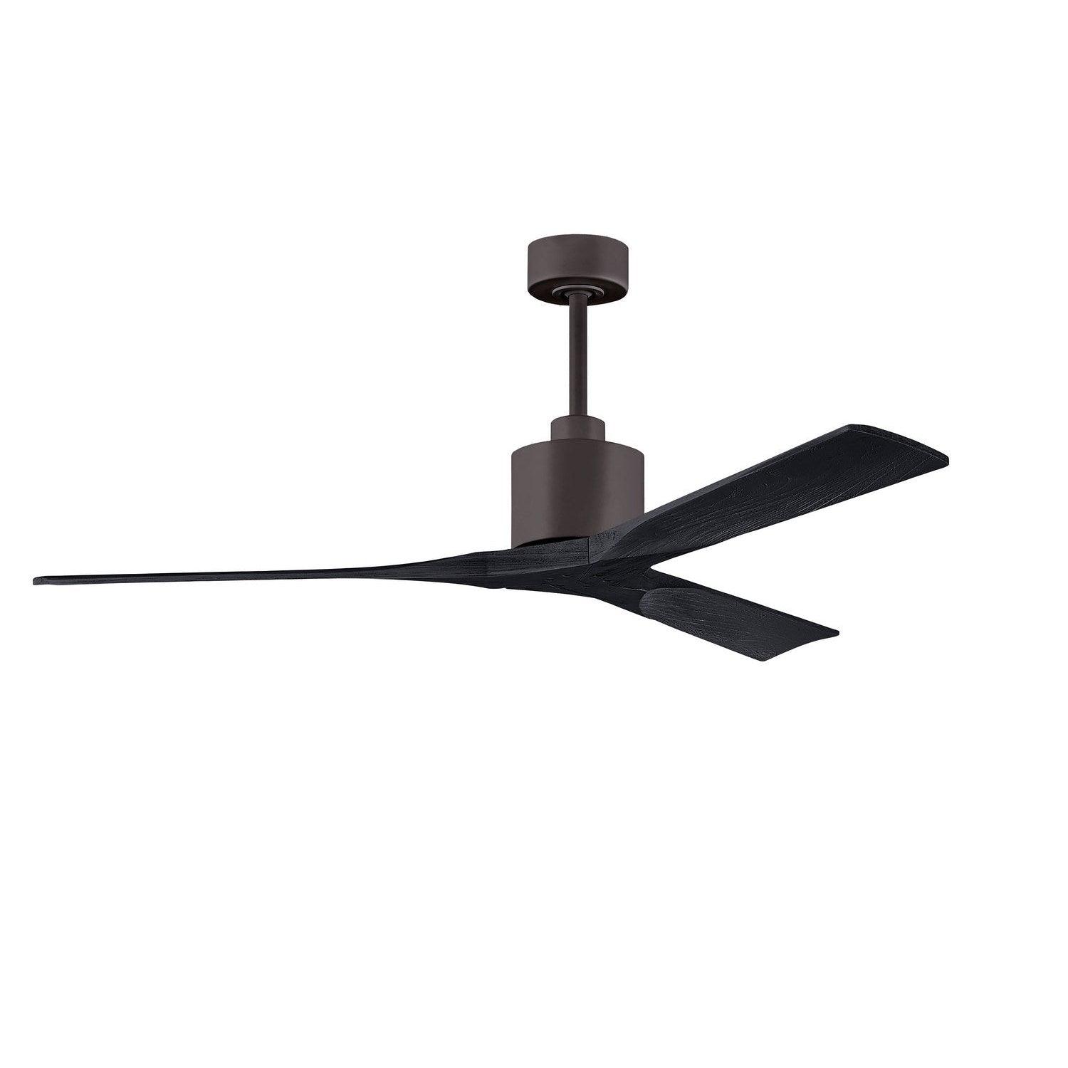 Matthews Fan Company - NK-TB-BK-60 - 60"Ceiling Fan - Nan - Textured Bronze