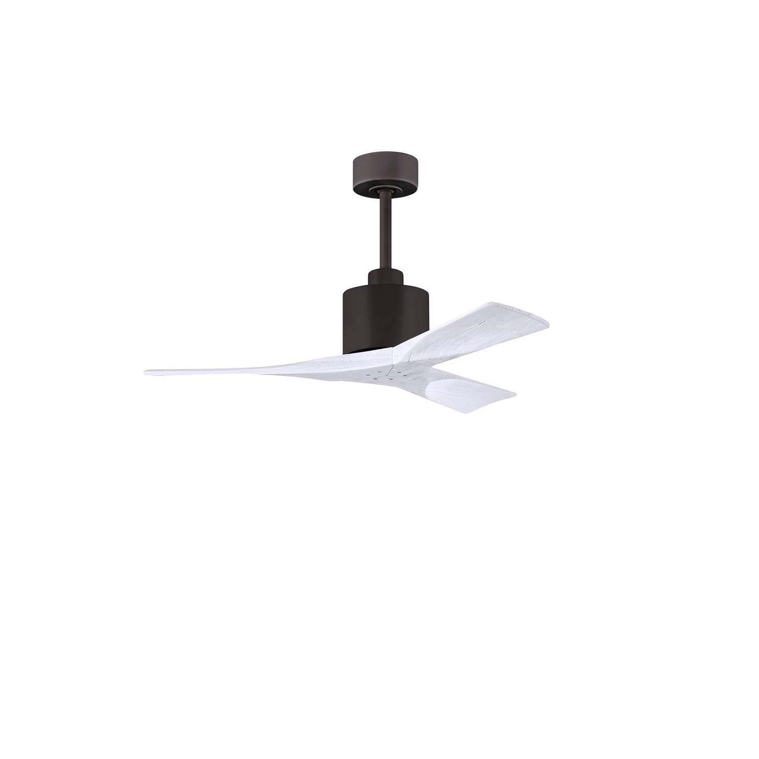 Matthews Fan Company - NK-TB-MWH-42 - 42"Ceiling Fan - Nan - Textured Bronze