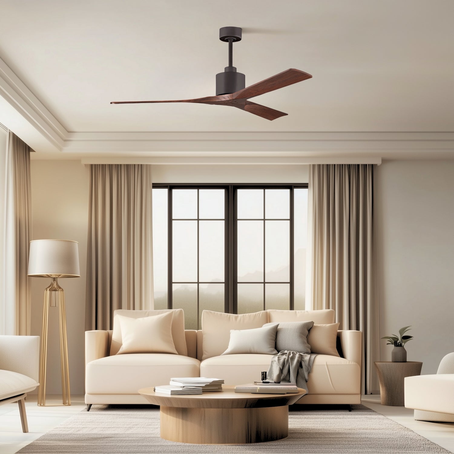 Matthews Fan Company - NK-TB-WA-60 - 60"Ceiling Fan - Nan - Textured Bronze