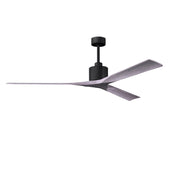 Matthews Fan Company - NKXL-BK-BW-72 - 72"Ceiling Fan - Nan XL - Matte Black