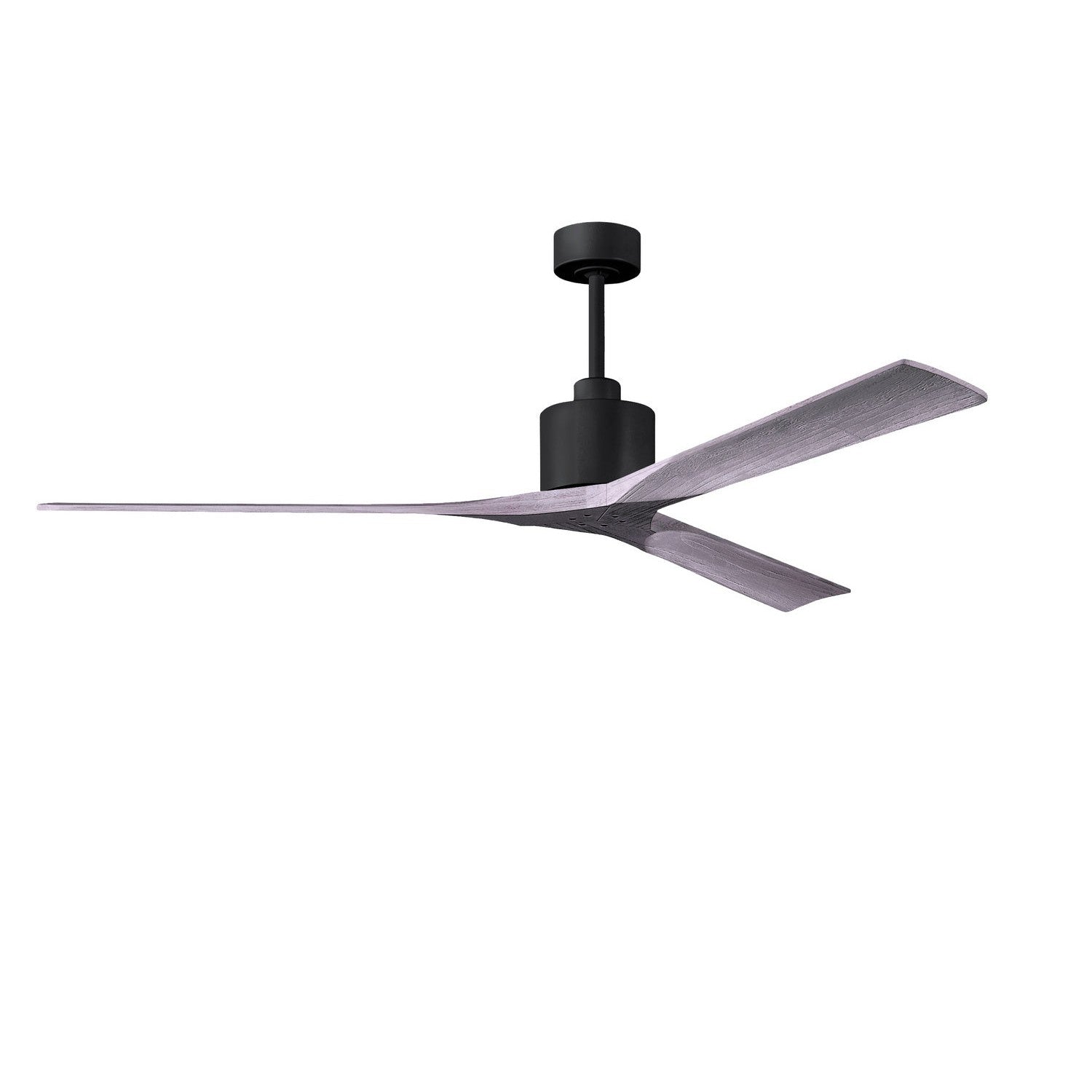 Matthews Fan Company - NKXL-BK-BW-72 - 72"Ceiling Fan - Nan XL - Matte Black