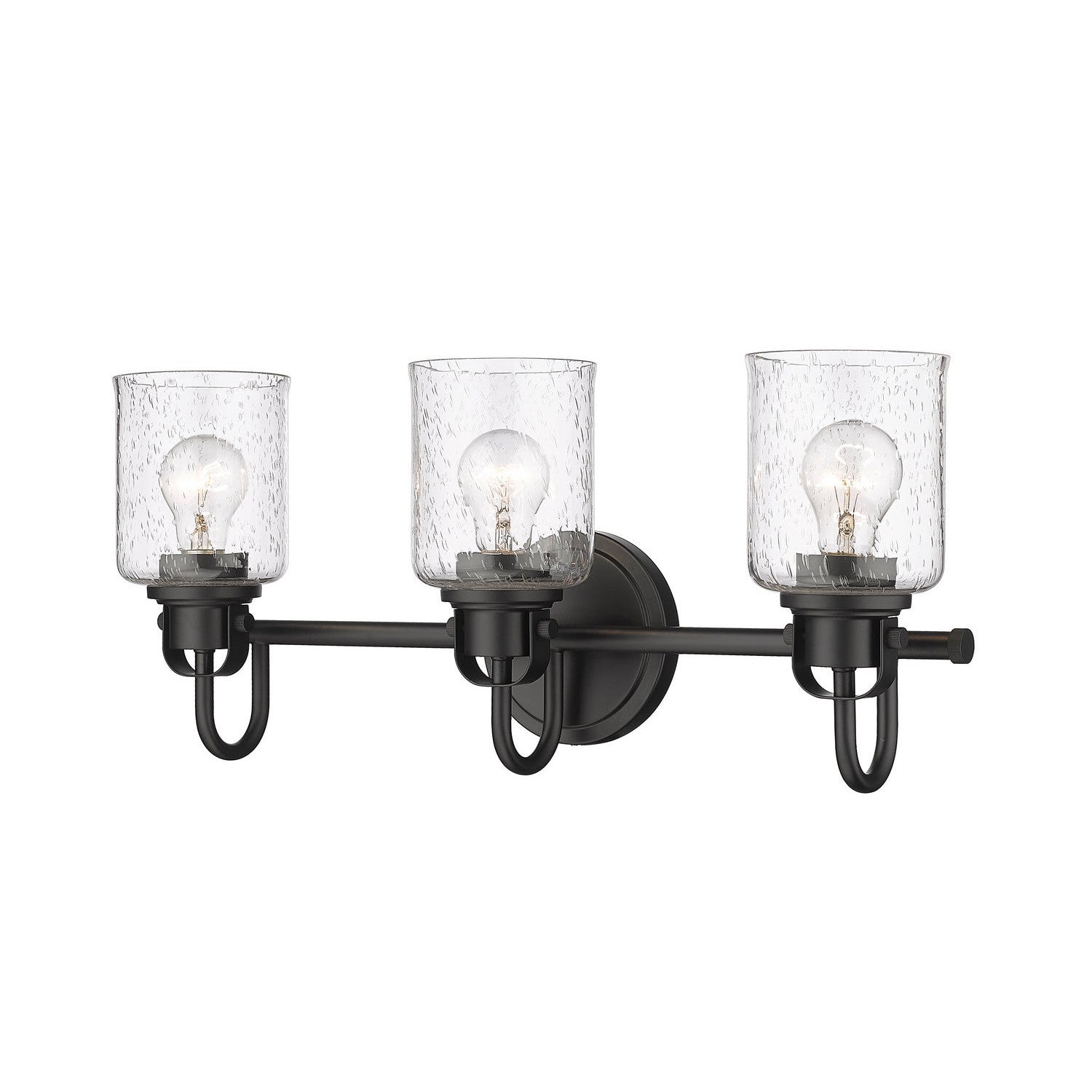 Z-Lite - 340-3V-MB - Three Light Vanity - Kinsley - Matte Black