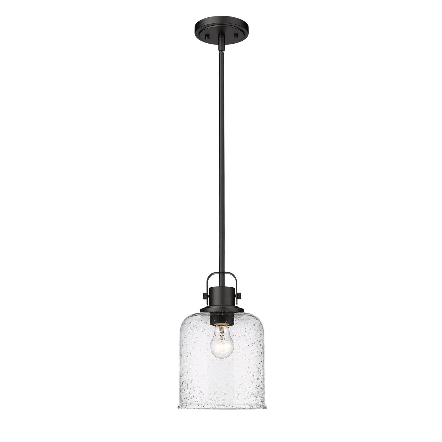 Z-Lite - 340P8-MB - One Light Pendant - Kinsley - Matte Black