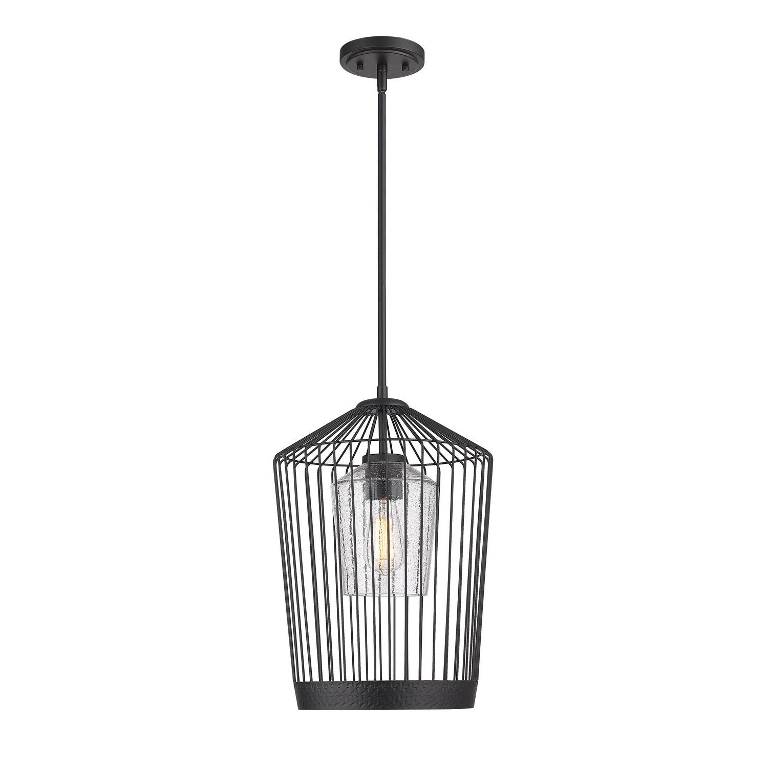 Z-Lite - 342P13-MB - One Light Pendant - Lido - Matte Black