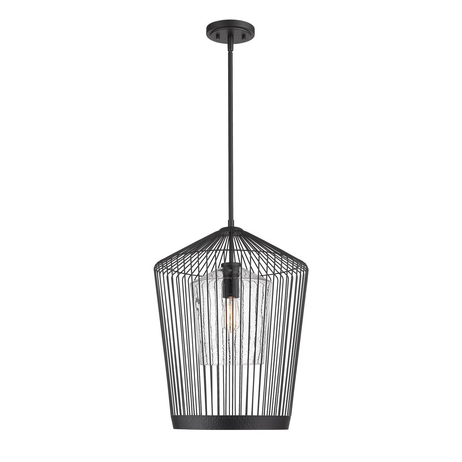 Z-Lite - 342P19-MB - One Light Pendant - Lido - Matte Black