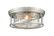 Z-Lite - 493F3-BN - Three Light Flush Mount - Clarion - Brushed Nickel