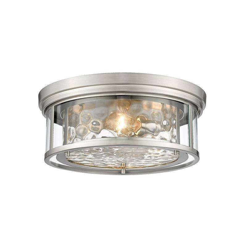 Z-Lite - 493F3-BN - Three Light Flush Mount - Clarion - Brushed Nickel