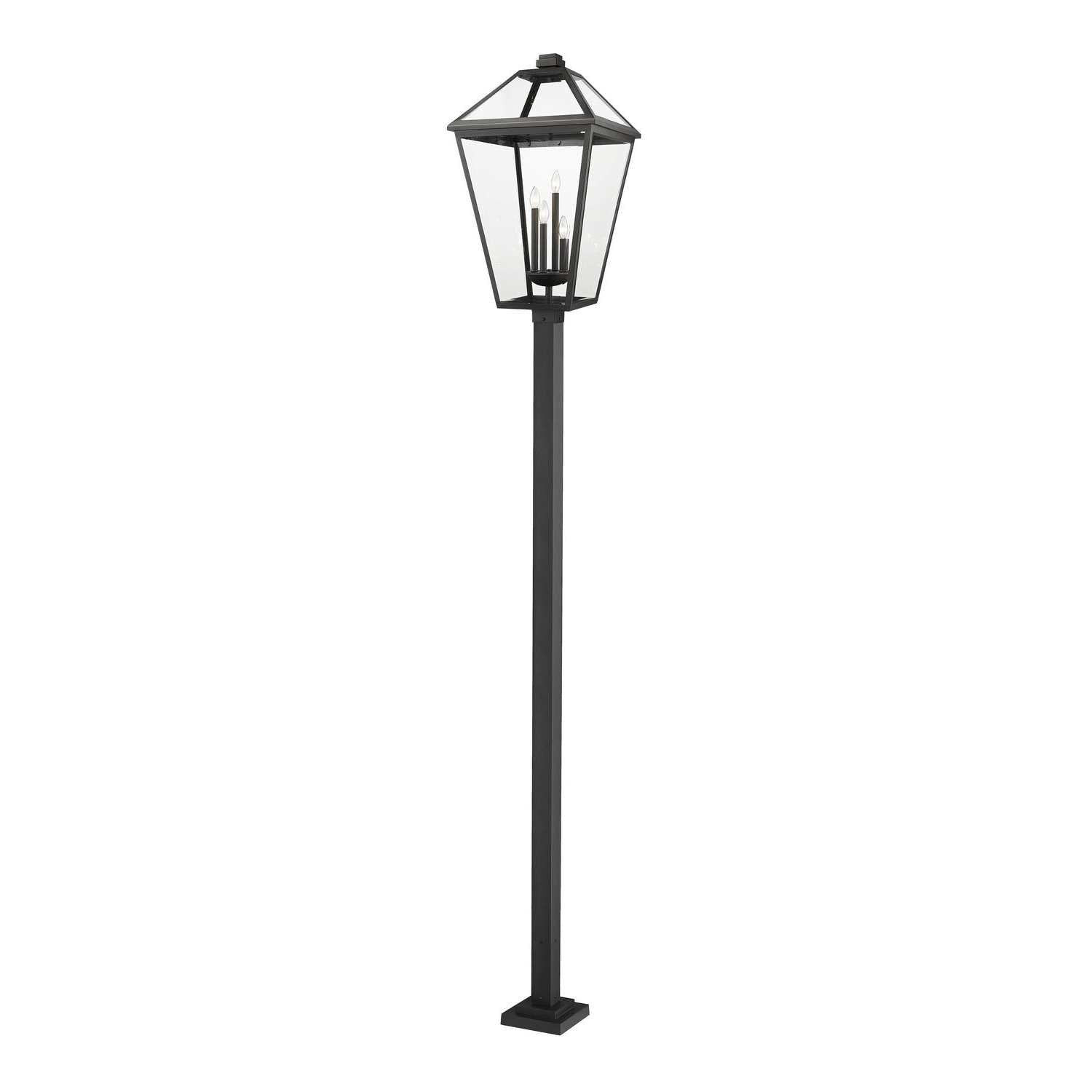 Z-Lite - 579PHXLXS-536P-BK - Four Light Outdoor Post Mounted Fixture - Talbot - Black