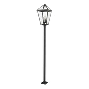 Z-Lite - 579PHXLXS-536P-BK - Four Light Outdoor Post Mounted Fixture - Talbot - Black