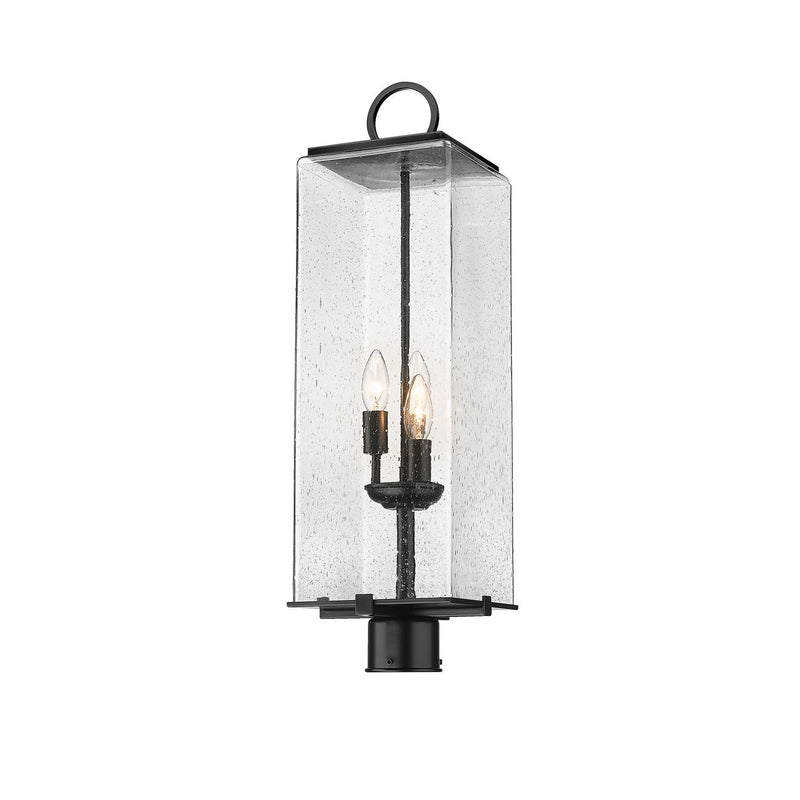 Z-Lite - 592PHBR-BK - Three Light Outdoor Post Mount Fixture - Sana - Black