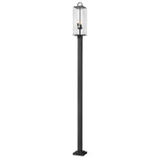 Z-Lite - 592PHBS-536P-BK - Three Light Outdoor Post Mounted Fixture - Sana - Black