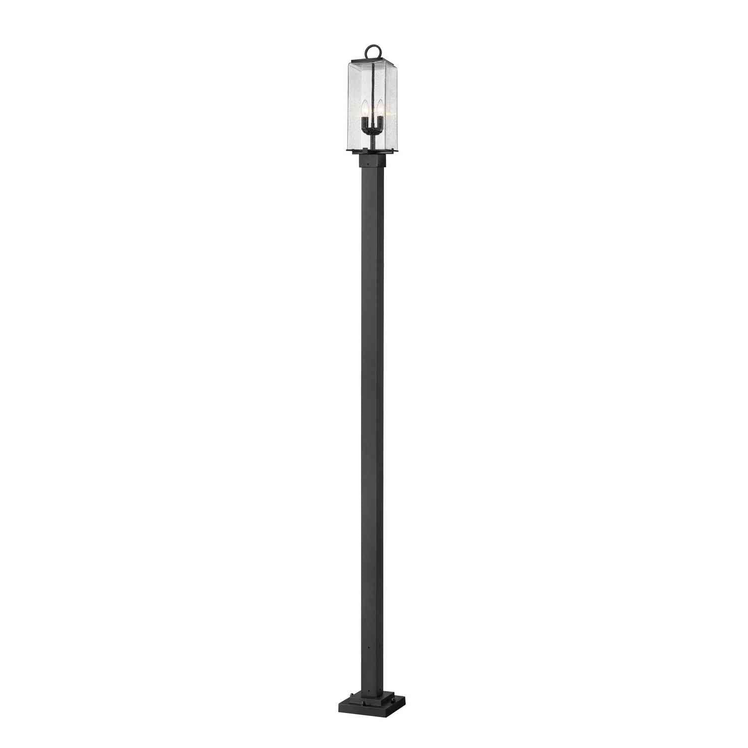 Z-Lite - 592PHMS-536P-BK - Two Light Outdoor Post Mounted Fixture - Sana - Black