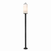 Z-Lite - 593PHBR-567P-BK - Three Light Outdoor Post Mounted Fixture - Sana - Black
