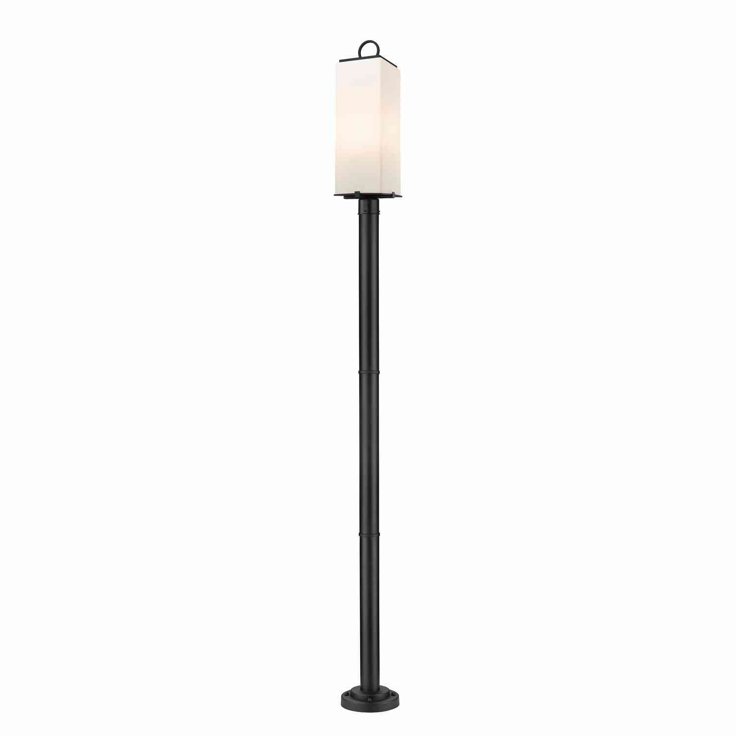 Z-Lite - 593PHBR-567P-BK - Three Light Outdoor Post Mounted Fixture - Sana - Black