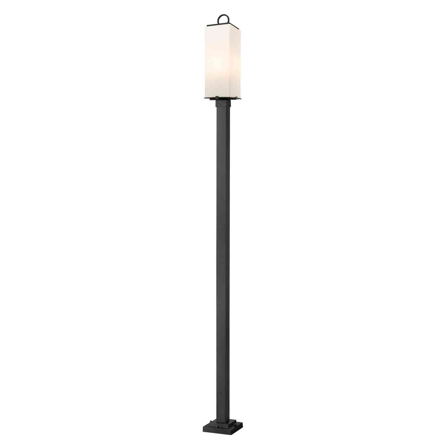 Z-Lite - 593PHBS-536P-BK - Three Light Outdoor Post Mounted Fixture - Sana - Black