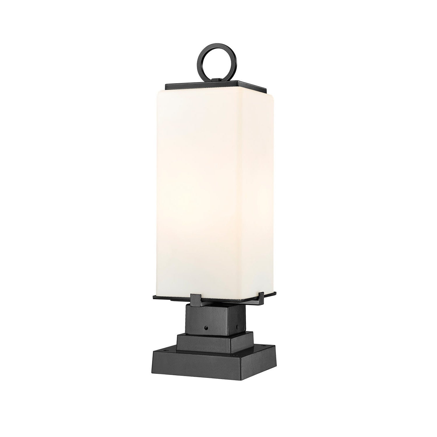 Z-Lite - 593PHMS-SQPM-BK - Two Light Outdoor Pier Mounted Fixture - Sana - Black