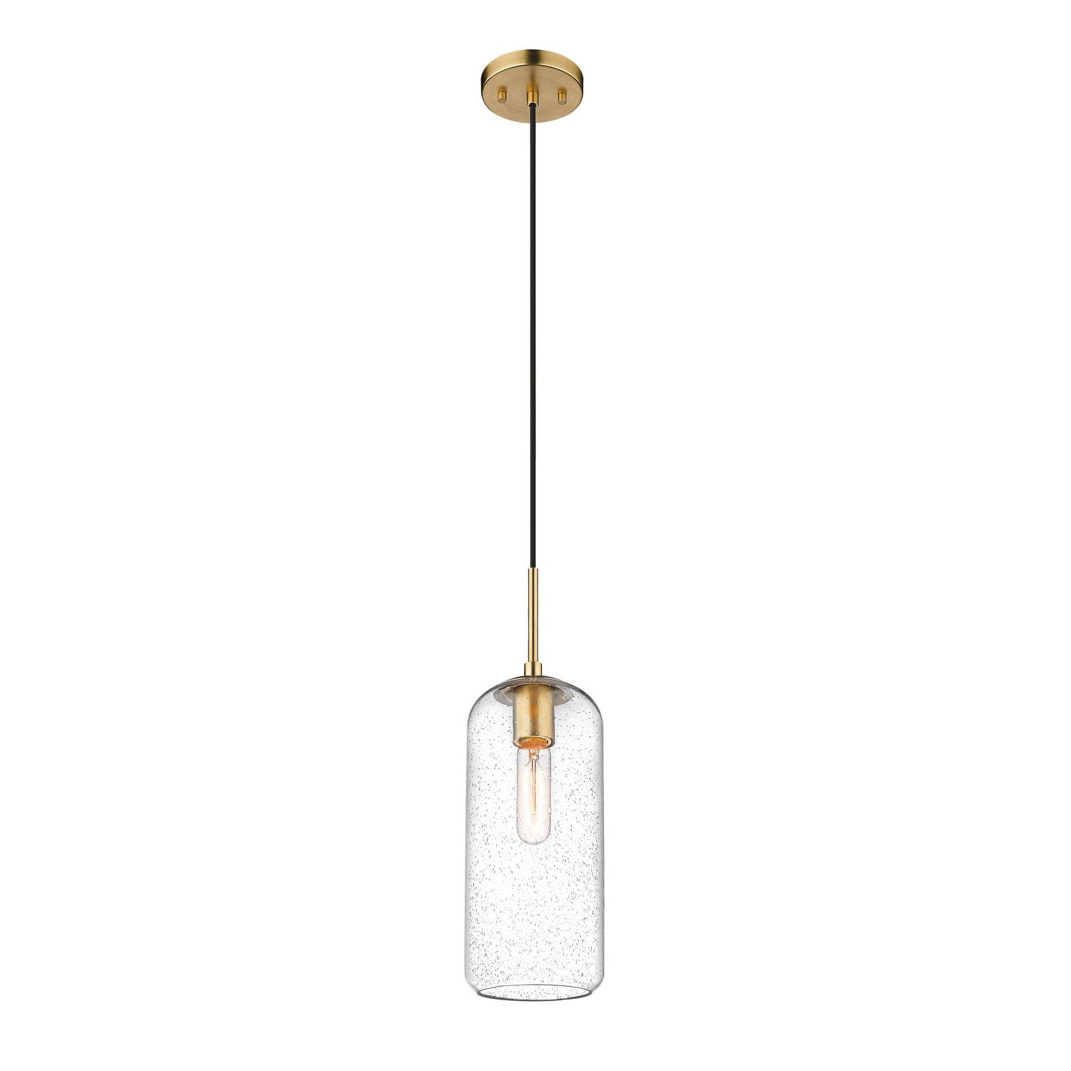 Z-Lite - 738P17-HBR - One Light Pendant - Monty - Heritage Brass