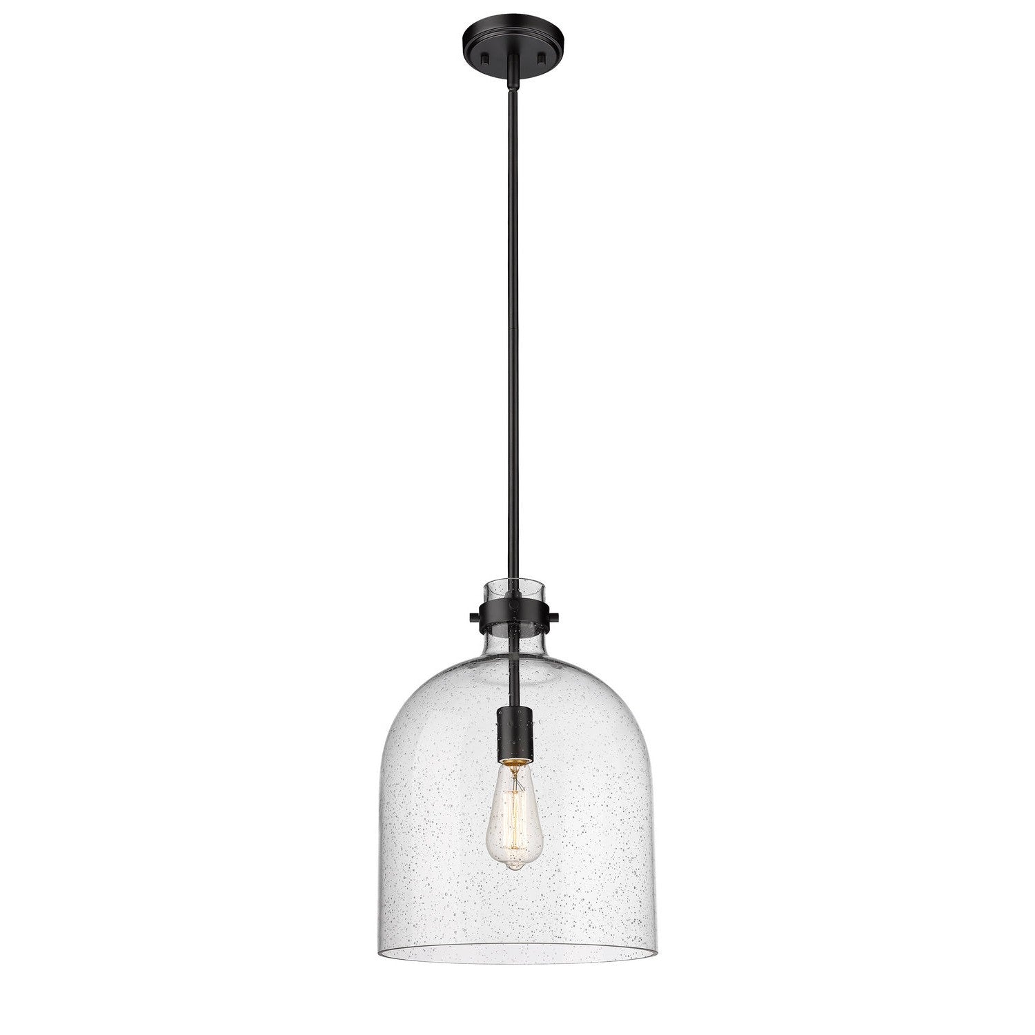 Z-Lite - 817-12MB - One Light Pendant - Pearson - Matte Black