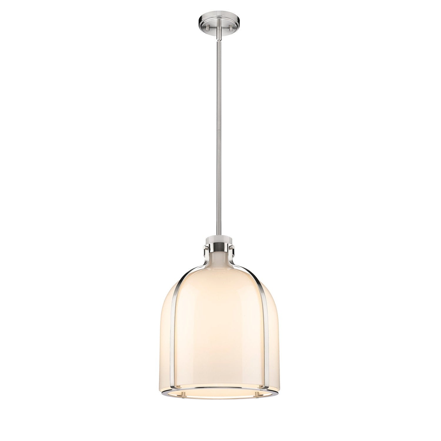 Z-Lite - 818-12BN - One Light Pendant - Pearson - Brushed Nickel