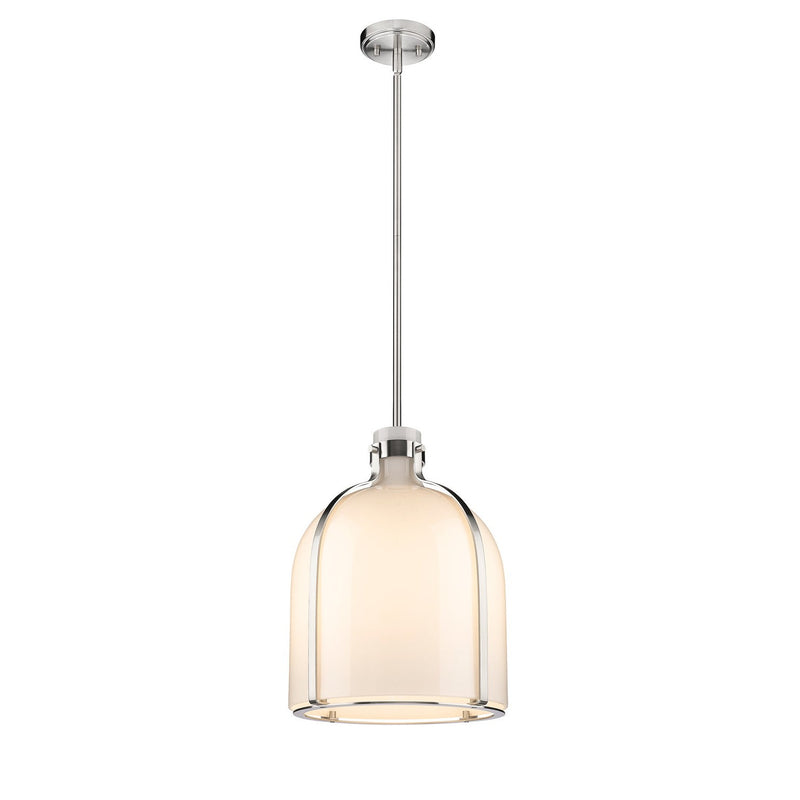 Z-Lite - 818-12BN - One Light Pendant - Pearson - Brushed Nickel