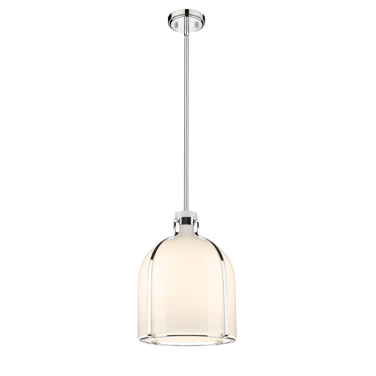 Z-Lite - 818-12PN - One Light Pendant - Pearson - Polished Nickel