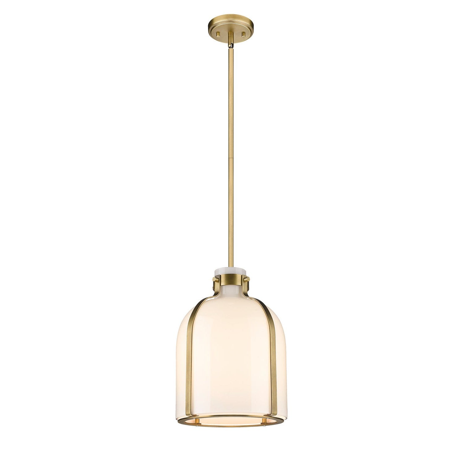 Z-Lite - 818-9RB - One Light Pendant - Pearson - Rubbed Brass