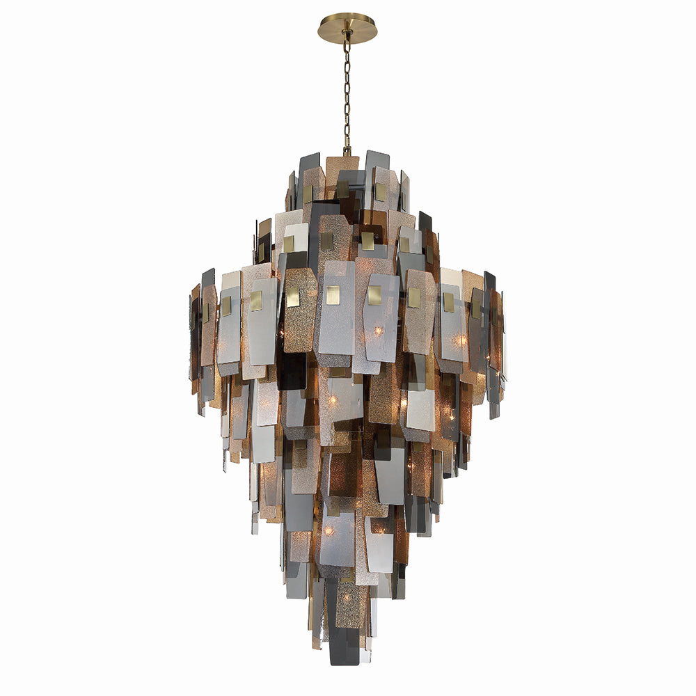 Eurofase - 43873-012 - 39 Light Chandelier - Cocolina - Brass